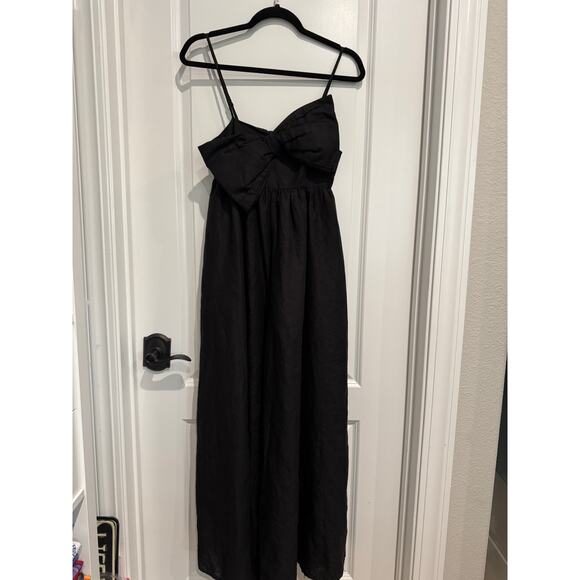 MSRP $198 | NEW Anthropologie Hutch Linen Bow Jumpsuit Size XS-S | SAME DAY SHIP - Picture 6 of 7